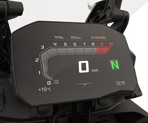Οθόνη TFT με Connectivity της BMW F 800 GS