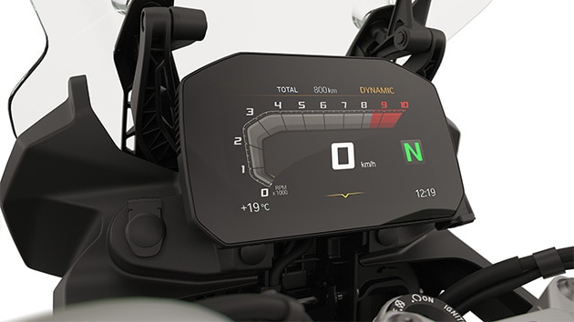 Οθόνη TFT με Connectivity της BMW F 800 GS
