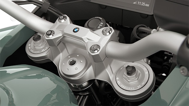 Το ρυθμιζόμενο πιρούνι της F 900 GS Adventure της BMW Motorrad