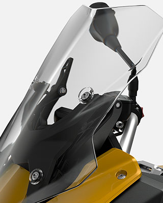 Βλέπουμε τη ζελατίνα της F 900 XR.