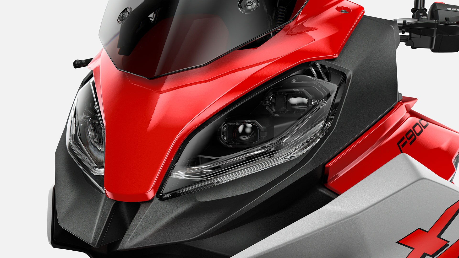 Βλέπουμε το σύστημα φωτισμού της F 900 XR.