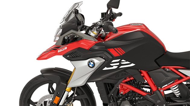 Βλέπουμε το χαρακτηριστικό GS Flyline της G 310 GS.