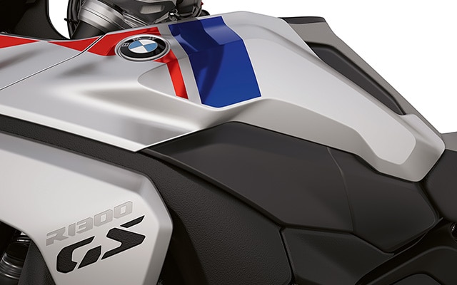 Η επιγραφή «GS Trophy» της R 1300 GS Trophy της BMW Motorrad