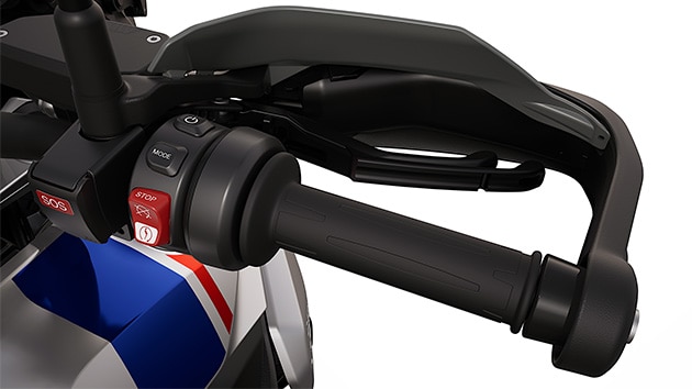 Ο μοχλός χειρόφρενου της R 1300 GS Trophy της BMW Motorrad