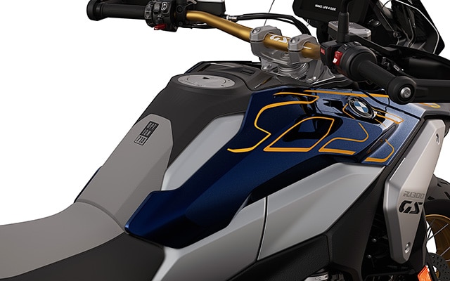 The graphic design of the BMW R 1300 GS Biscaya with Option 719 equipment