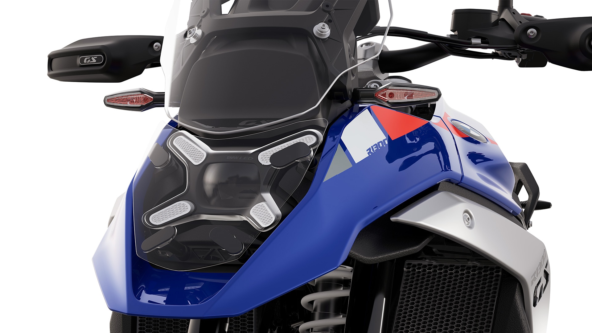 Το μπροστινό μέρος της R 1300 GS Trophy της BMW Motorrad
