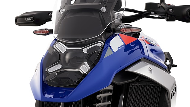 Το μπροστινό μέρος της R 1300 GS Trophy της BMW Motorrad