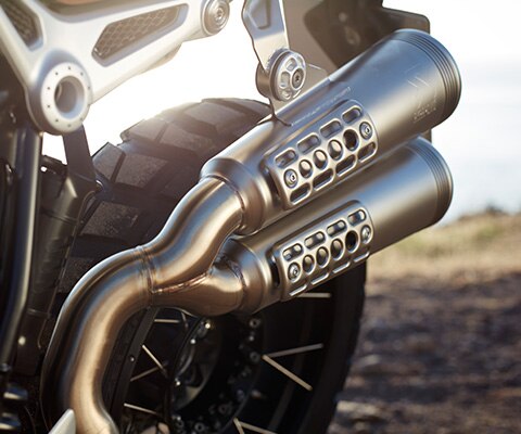 R nineT Scrambler σύστημα εξάτμισης