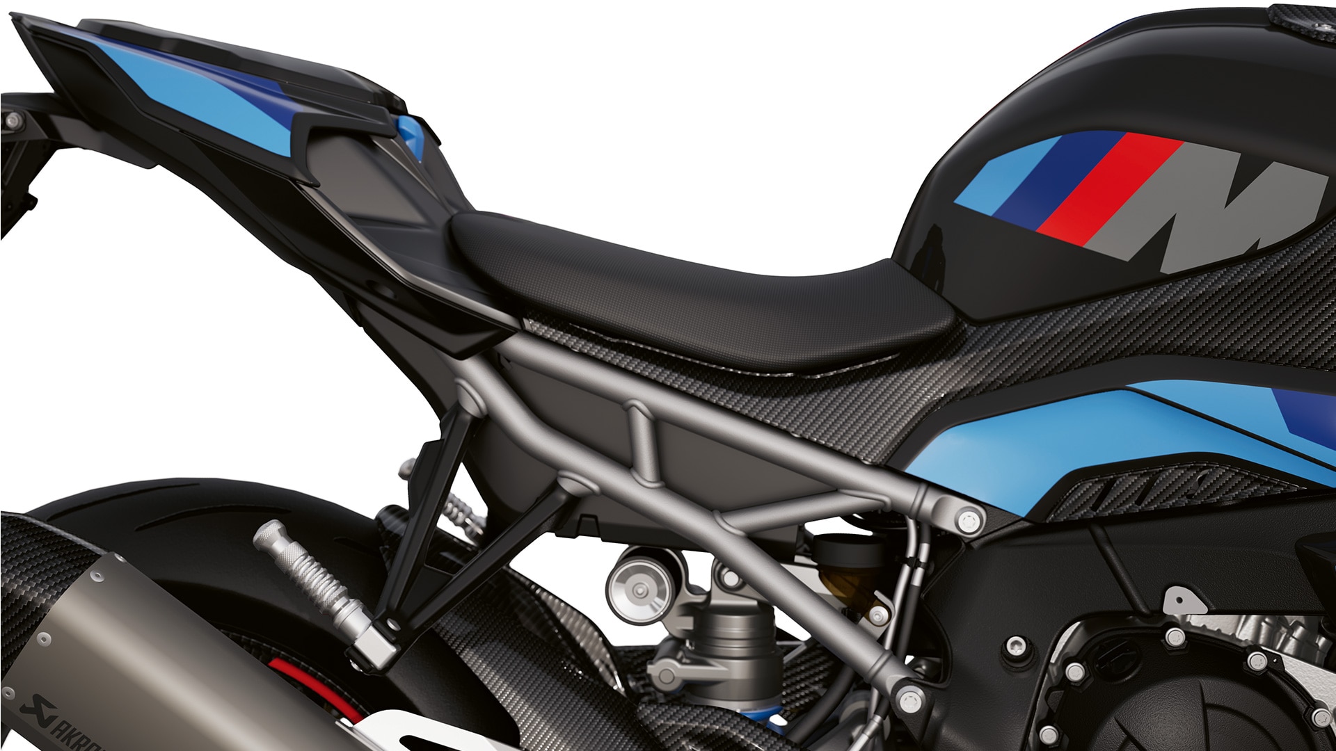 Πίσω πλαίσιο και ψαλίδι πίσω τροχού της M 1000 R της BMW Motorrad