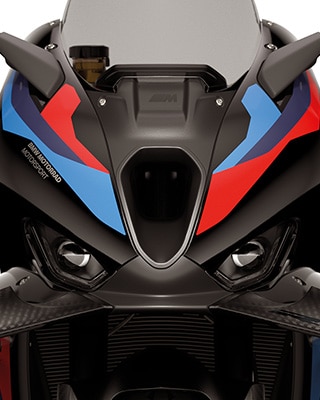 Μπροστινό μέρος και ζελατίνα της M 1000 RR