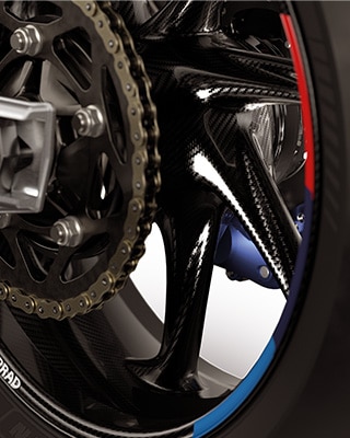 Τροχοί M Carbon με σχεδίαση tape της M 1000 RR