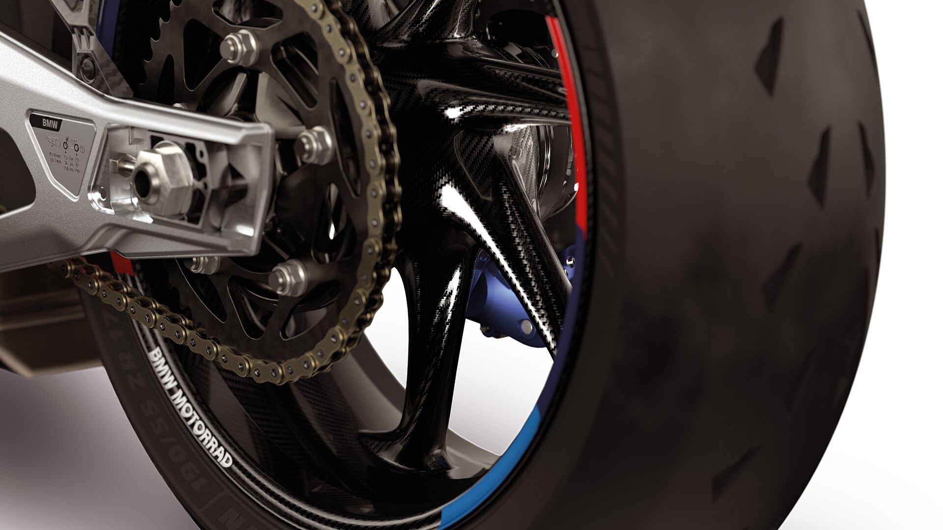 Τροχοί M Carbon με σχεδίαση tape της M 1000 RR