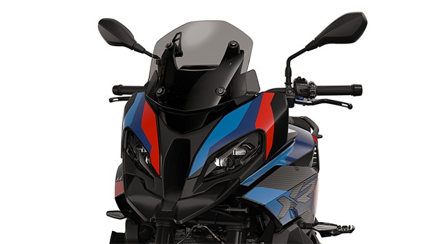 Το σπορ μπροστινό μέρος της M 1000 XR της BMW Motorrad