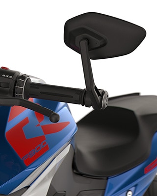 Οι τερματικοί καθρέπτες τιμονιού της F 900 R της BMW Motorrad