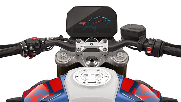 Το ρυθμιζόμενο πιρούνι Upside-Down της F 900 R της BMW Motorrad