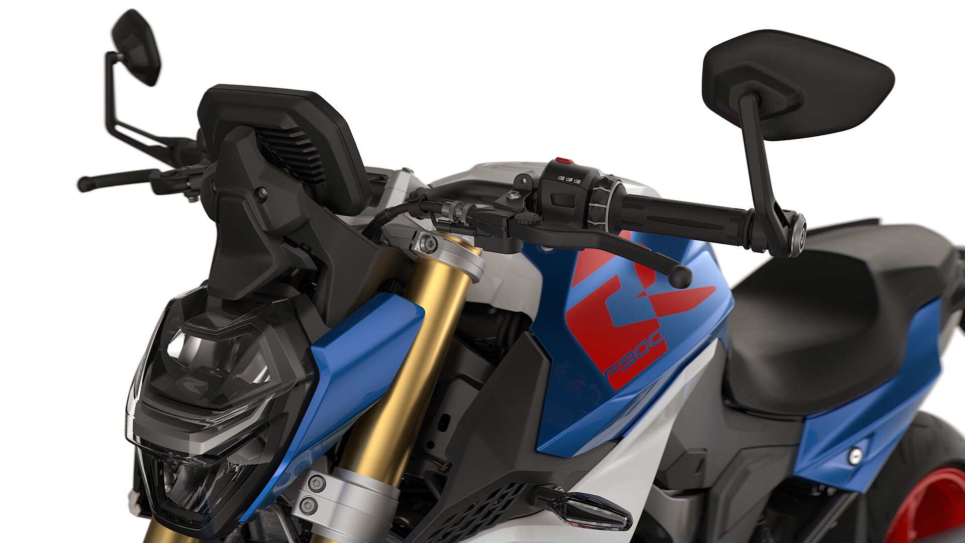 Οι τερματικοί καθρέπτες τιμονιού της F 900 R της BMW Motorrad