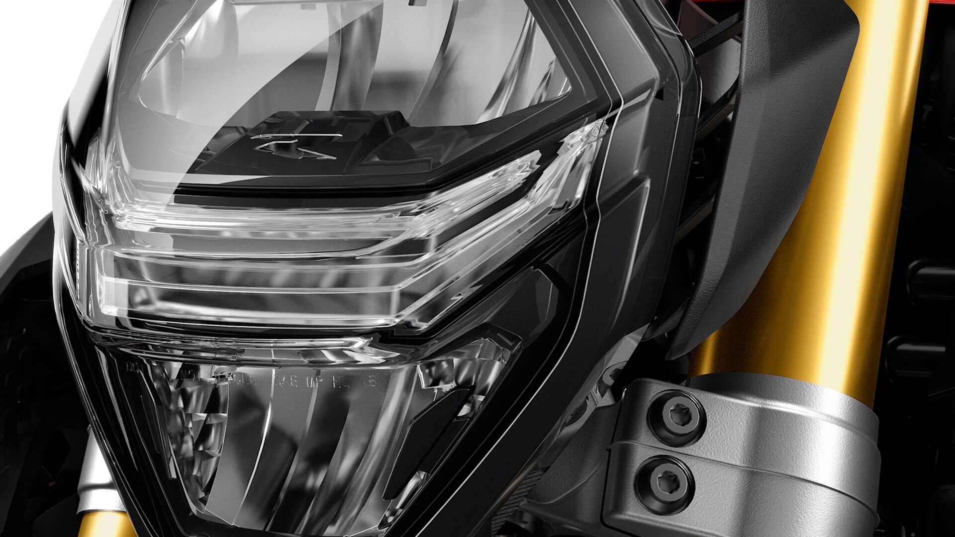 Βλέπουμε την F 900 R με Προσαρμοζόμενο Προβολέα.