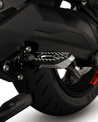 Η ρυθμιζόμενη βάση μαρσπιέ της R 1300 R της BMW Motorrad