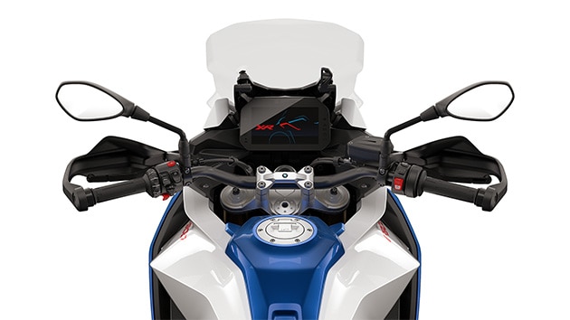 Το ρυθμιζόμενο πιρούνι Upside-Down της F 900 XR της BMW Motorrad