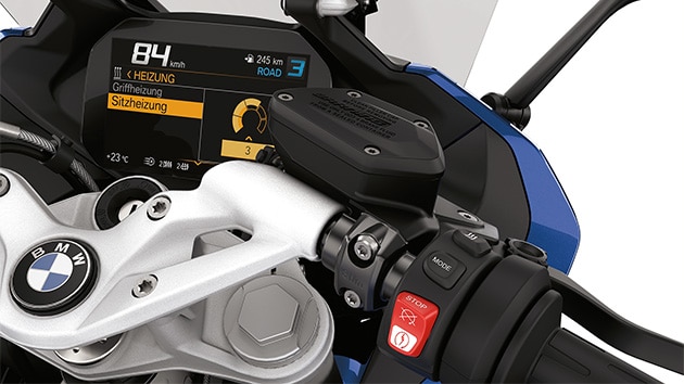 Πρίζα φόρτισης 12 V στο πίσω μέρος οχήματος της R 1250 RS