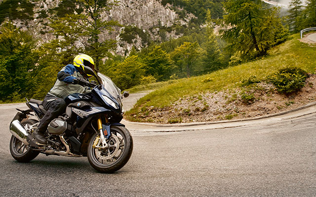 R 1250 RS διαδρομή με στροφές