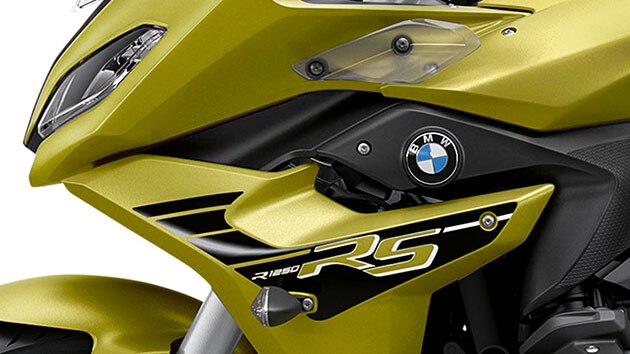 Η R 1250 RS σε έκδοση Style Sport σε Austin Yellow metallic matt.
