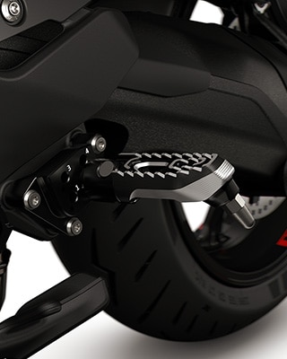 Η ρυθμιζόμενη βάση μαρσπιέ της R 1300 RS της BMW Motorrad