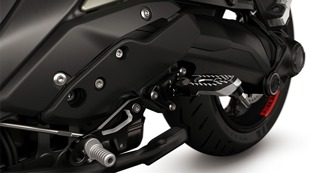 Η ρυθμιζόμενη βάση μαρσπιέ της R 1300 RS της BMW Motorrad