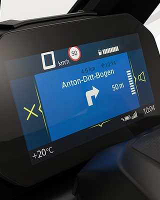 Λειτουργίες Connectivity του C 400 X της BMW Motorrad