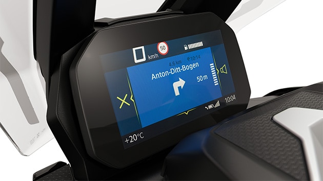 Λειτουργίες Connectivity του C 400 X της BMW Motorrad