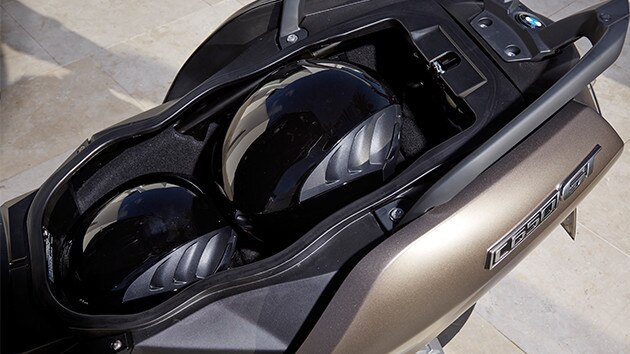 C 650 GT αποθηκευτικός χώρος